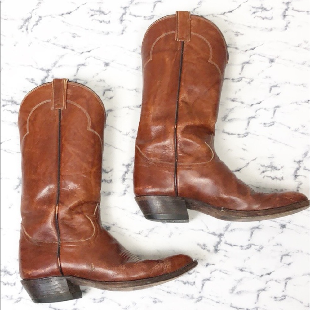 Tony Lama | 5084 vintage leather cowboy boots